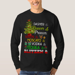 T-shirt Dasher Danseur Vixen Moscato Vodka Tequila