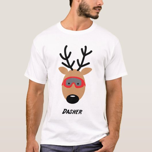 T-shirt Dasher Reindeer (Devant)