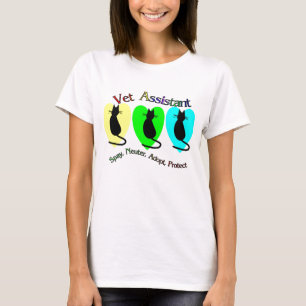 T-shirt d'assistant de vétérinaire