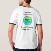 T-shirt d'association d'EOD de marine (Dos entier)
