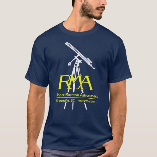 T-shirt d'astronomie de logo de RMA (Devant)