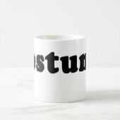 T shirt dat alleen COSTUME zegt Koffiemok (Center)