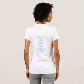 T-shirt dat het Oekraïense volk steunt (Achterkant volledig)