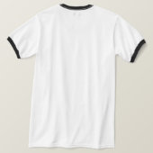 T-shirt dat zegt blijf vooruit gaan (Design achterkant)