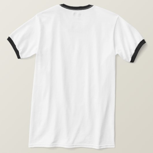 T-shirt dat zegt blijf vooruit gaan (Design achterkant)