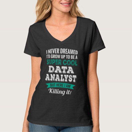 T-shirt Data Analyst Appreciation (Devant)