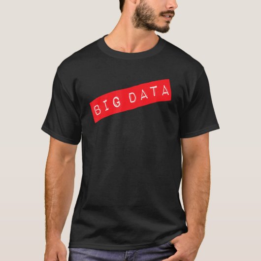 T-shirt Data Analyst Big Labels Scientist Machine Learning (Devant)