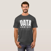 T-shirt Data Analyst Design - J'ai une feuille de calcul (Devant entier)