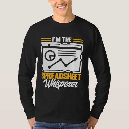 T-shirt Data Analyst Spreadsheet Whisperer Data Scientist (Devant)