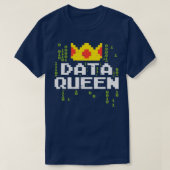 T-shirt Data Queen For Data Analysts & Scientists (Design devant)