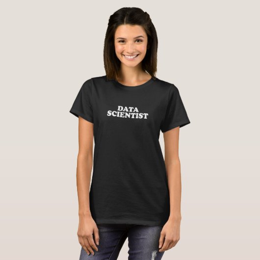 T-shirt Data Scientifique AI Data Machine Learning Chatbot (Devant entier)