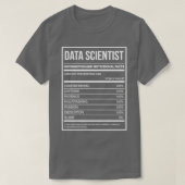 T-shirt Data Scientifique Funny Data Science Étiquette de  (Design devant)