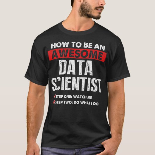 T-shirt Data Scientifique Pride Data Science Analyste de l (Devant)