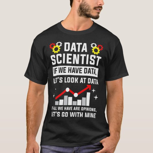 T-shirt Data Scientist Aller Avec Data Science Analyst (Devant)
