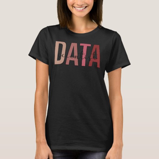 T-shirt Data Scientist Boho Data Science Data Scientifique (Devant)
