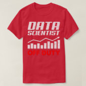 T-shirt Data Scientist Data Science Analyst Premium (Design devant)