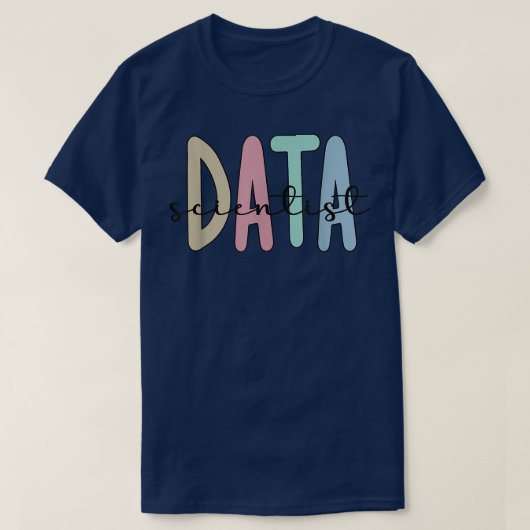 T-shirt Data Scientist Machine Learning Data Science 383 (Design devant)