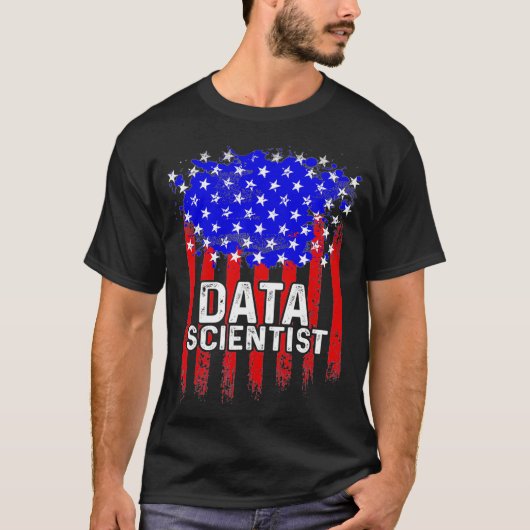 T-shirt Data Scientist Mentoring Data Science Mining Analy (Devant)