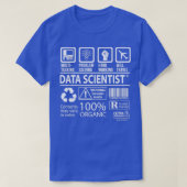T-shirt Data Scientist Multitâche Poste-cadeau (Design devant)