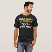 T-shirt Data Scientist rencontre Data Science Analyst (Devant entier)