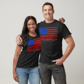 T-shirt Data Scientist US Flag Data Science Analyste de l' (Unisexe)
