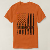T-shirt Data Scientist US Flag Machine Learning Data Scien (Design devant)