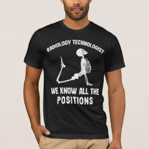 T-shirt Date A Rad Tech Radiologue Skeleton Radiology