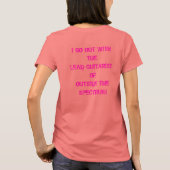 T-shirt Date Guitariste Membre OTS (Dos)