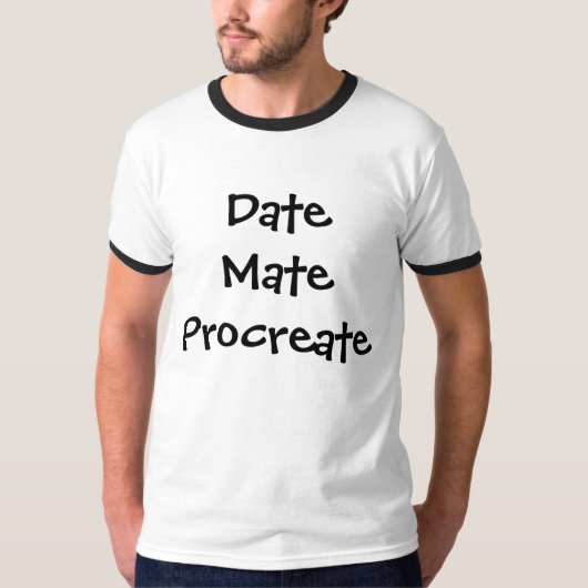 T-shirt DateMate procréent (Devant)