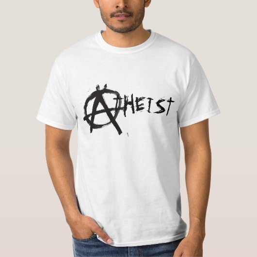 T-SHIRT D'ATHÉE D'ANARCHISTE (Devant)