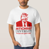 T-shirt d'atout d'UNIVERSITÉ de l'ANTICHRISTE des (Devant)
