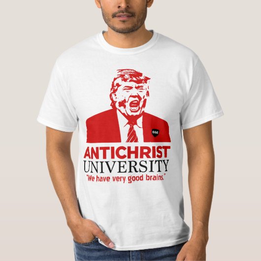 T-shirt d'atout d'UNIVERSITÉ de l'ANTICHRISTE des (Devant)