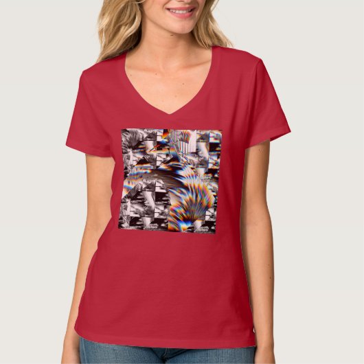 T-shirt d'attaque arc-en-ciel (Devant)