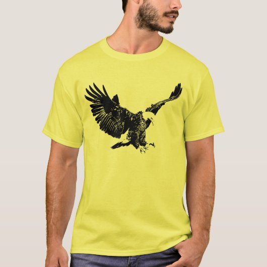 T-shirt d'atterrissage d'aigle à tête blanche (Devant)