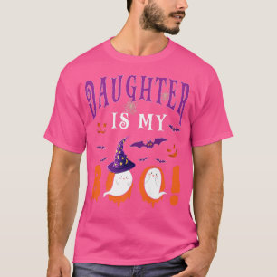 T-shirt Daughter Is My Boo Two Halloween Witch Boo Ghosts 