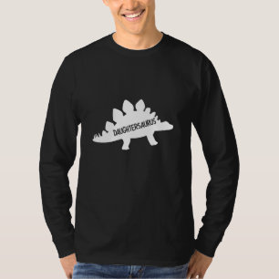 T-shirt Daughtersaurus mignonne T-Rex Dino Fête des pères