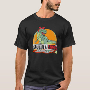 T-shirt DAUGHTERSAURUS T Rex Dinosaur fille Saurus Birt