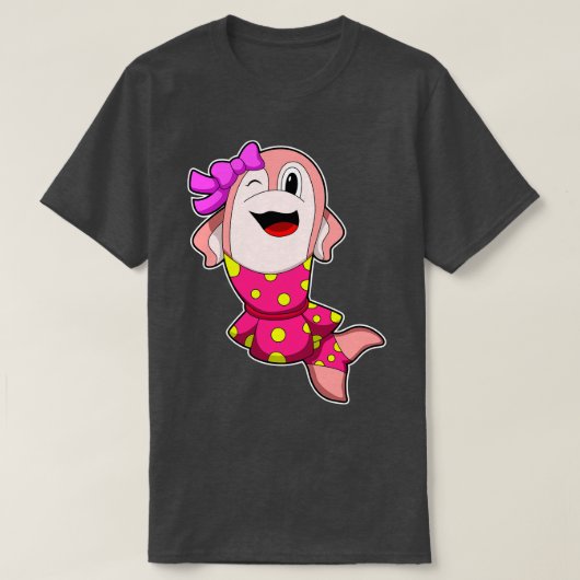 T-shirt Dauphin au ballet avec jupe (Design devant)