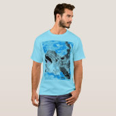 T-shirt : Dauphin au jeu (Devant entier)