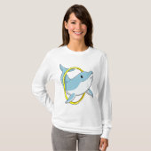 T-shirt Dauphin avec anneau (Devant entier)