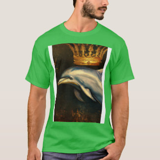T-shirt Dauphin avec couronne
