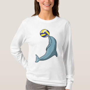 T-shirt Dauphin avec volleyball