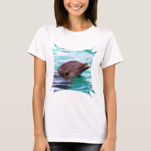 T-shirt Dauphin bavard