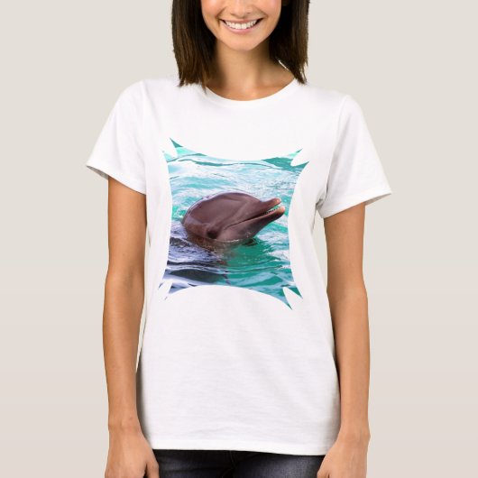 T-shirt Dauphin bavard (Devant)