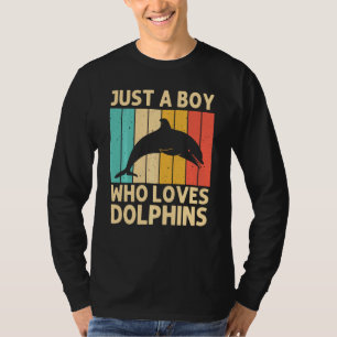 T-shirt Dauphin cool Pour Garçons Enfants Dauphins Beluga 