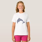 T-shirt Dauphin dans la mer (Devant entier)