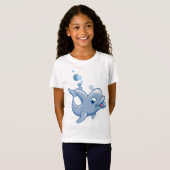 T-Shirt Dauphin de dessin adorable (Devant entier)
