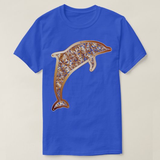 T-shirt Dauphin de vapeur conception abstraite (Design devant)