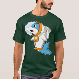 T-shirt Dauphin en astronaute avec costume