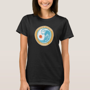 T-shirt Dauphin Island Alabama Al Beach Ocean Wave Vacatio
